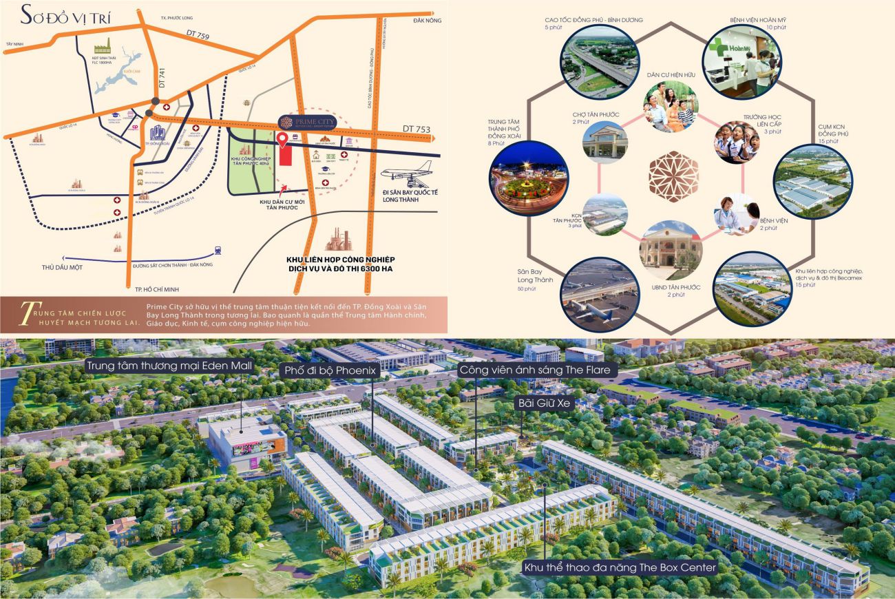 Tiện ích Dự án Prime City Bình Phước