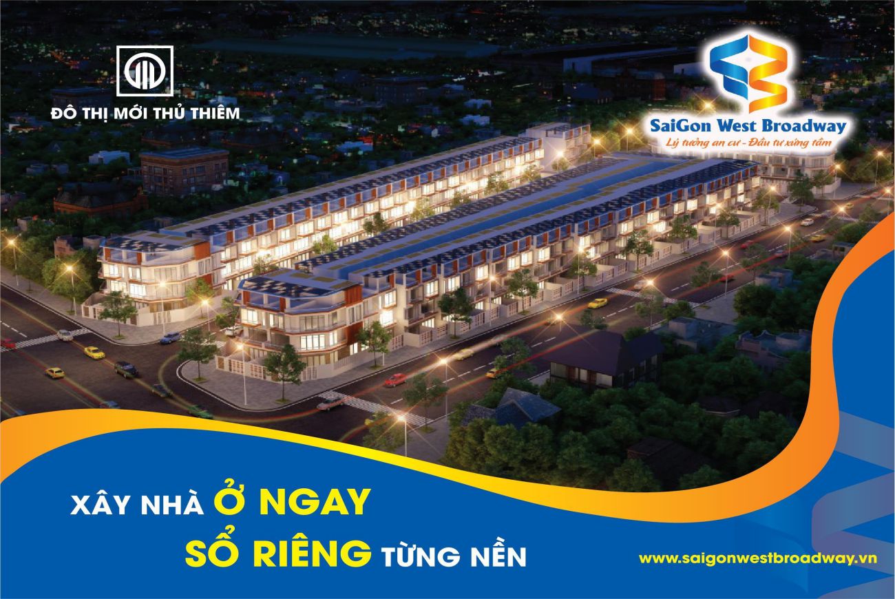 Thiết kế Saigon West Broadway Bình Tân