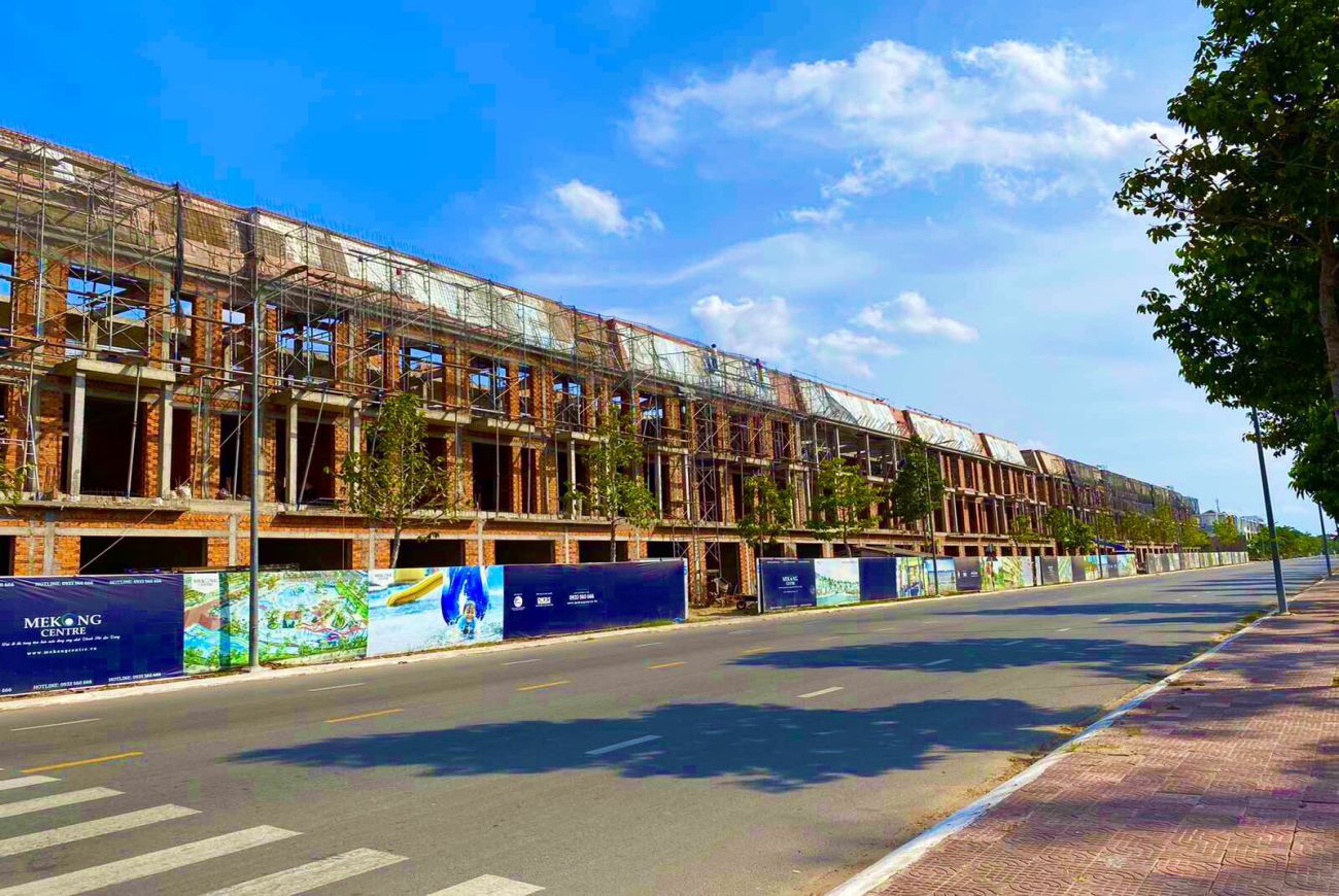 Tiến độ xây dựng khu dân cư Mekong Centre Sóc Trăng