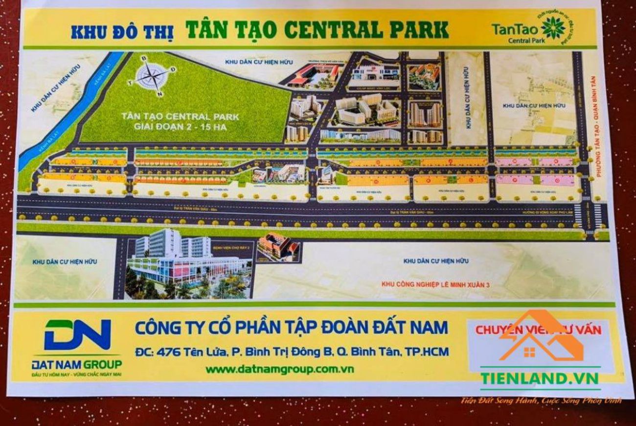 Mặt bằng Tân Tạo Central Park Bình Tân