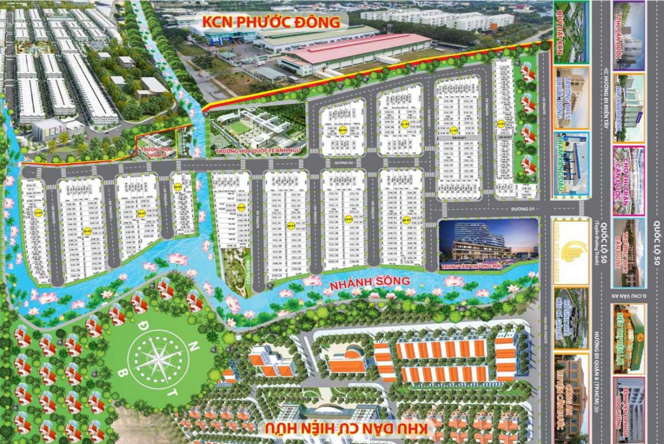Mặt bằng Phước Đông Garden