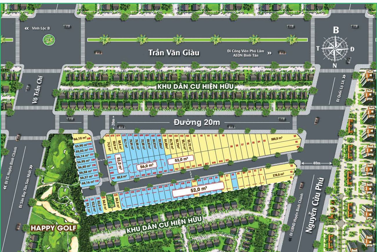 Mặt bằng Saigon West Broadway Bình Tân