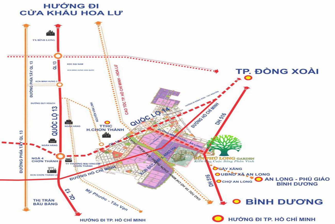 Vị trí chiến lược An Phú Long Garden