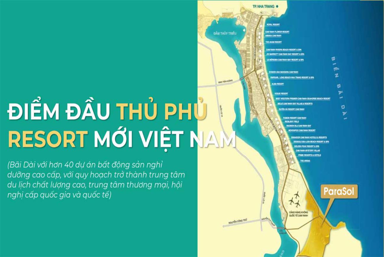 Vị trí dự án ParaSol Cam Ranh