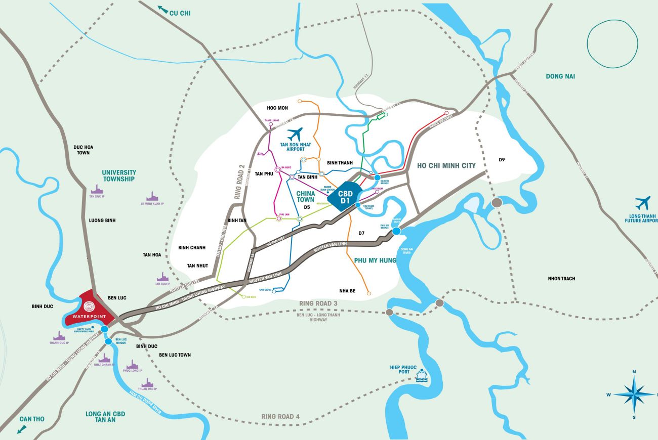 Vị trí dự án Ehome Southgate