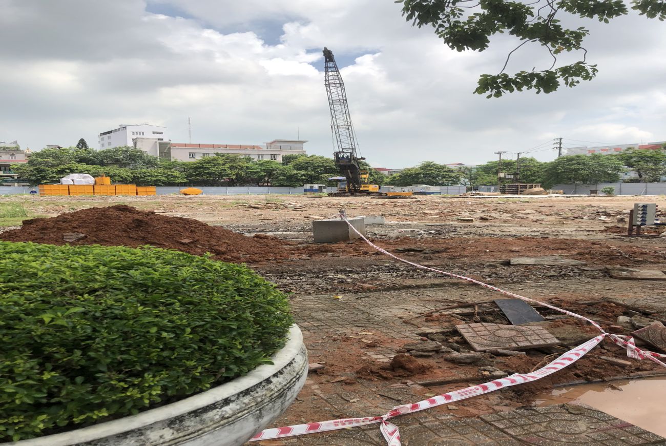 Tiến độ xây dựng tháng 08/2021 tại Vinhomes Sky Park Bắc Giang