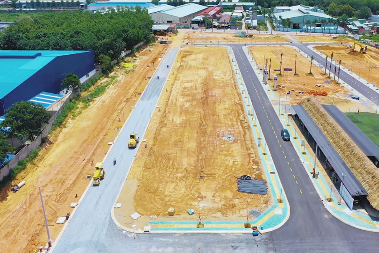 Tiến độ xây dựng tháng tại Tân Hiệp Central Bình Dương