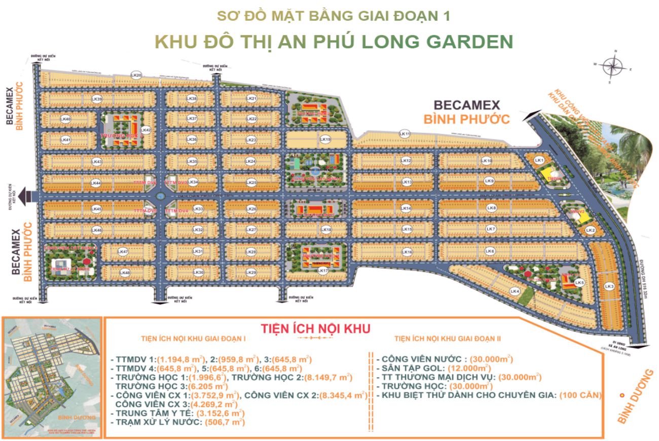 Mặt bằng An Phú Long Garden