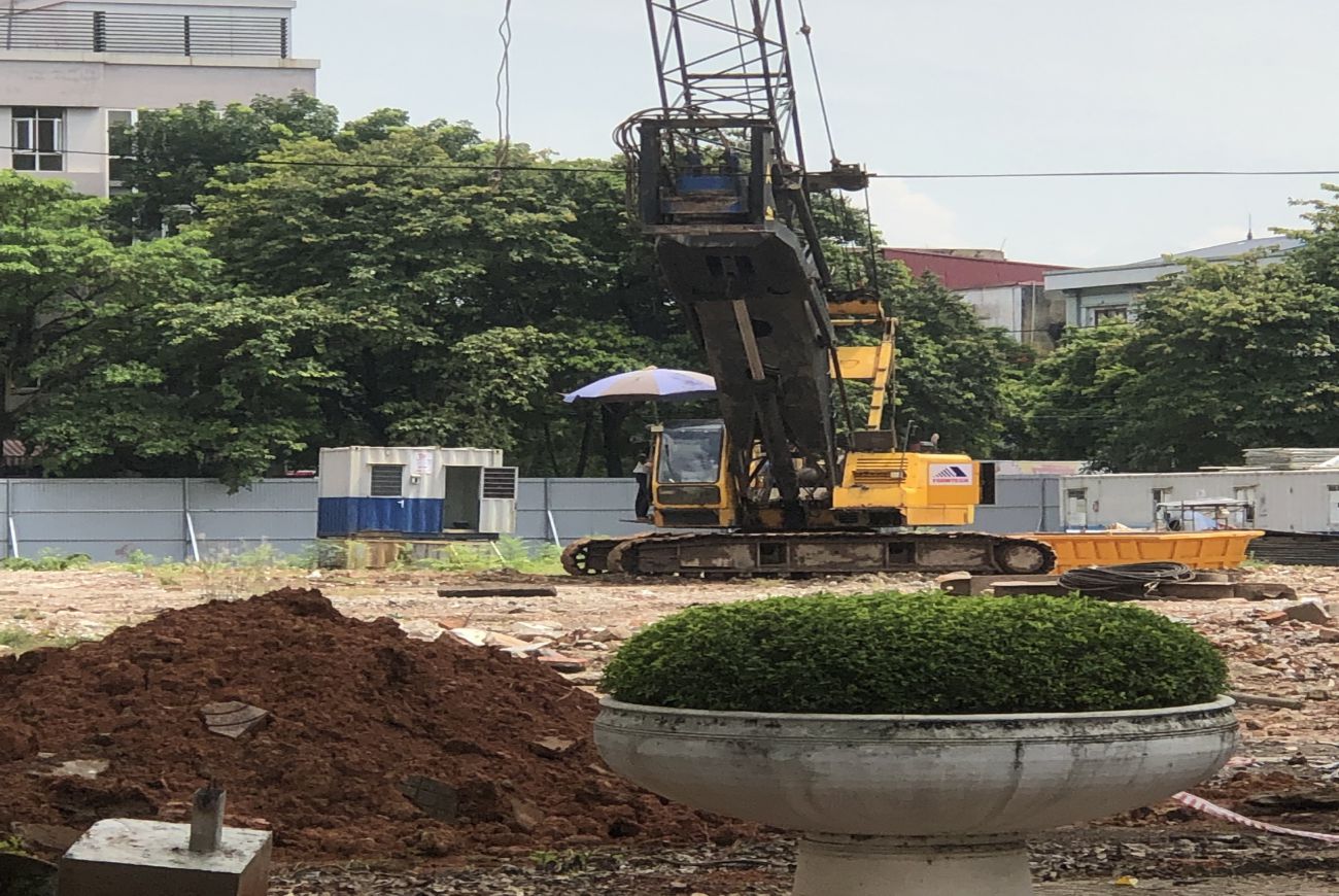 Tiến độ xây dựng tháng 08/2021 tại Vinhomes Sky Park Bắc Giang