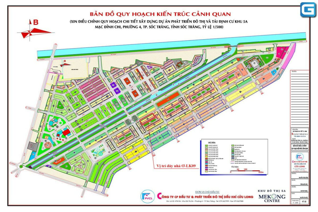 Mặt bằng Mekong Centre Sóc Trăng