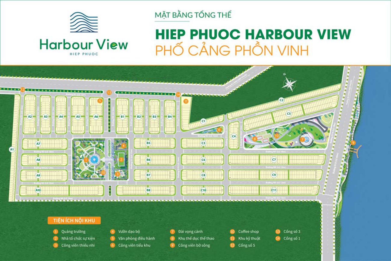 Mặt bằng Hiệp Phước Harbour View Long An