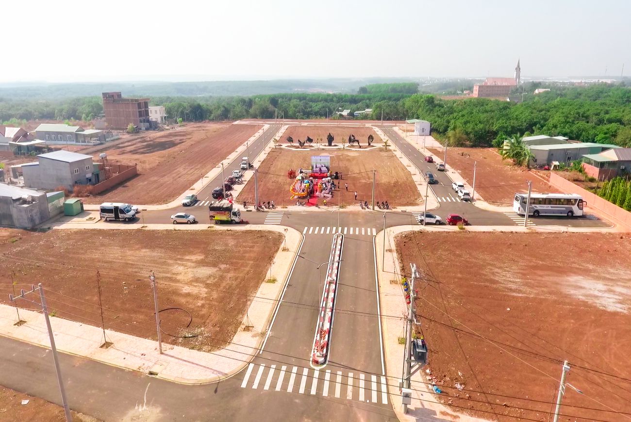 Tiến độ xây dựng khu dân cư Thuận Hoà Lucky Home Bình Phước