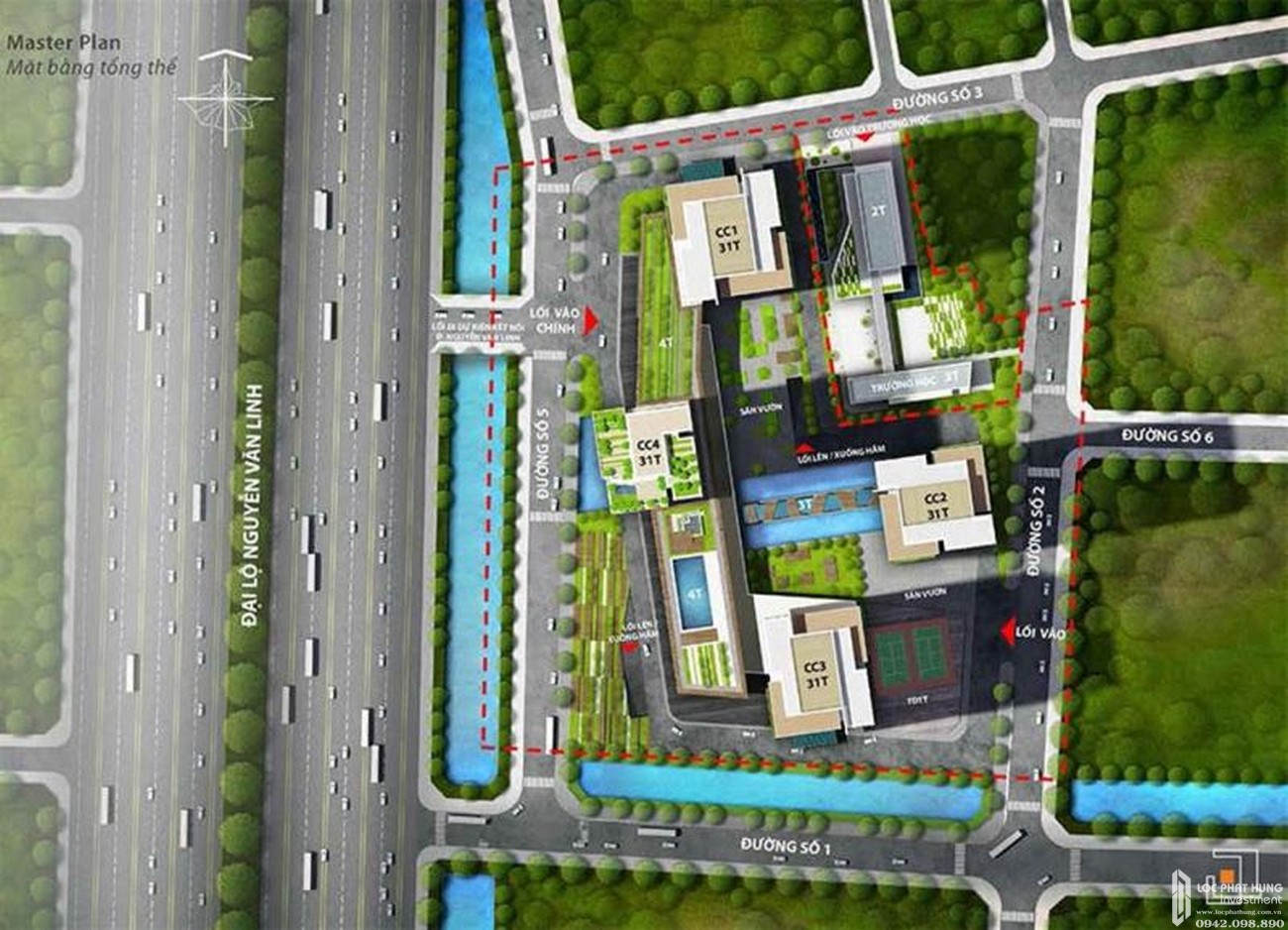 Mặt bằng The Blue Star Quận 7