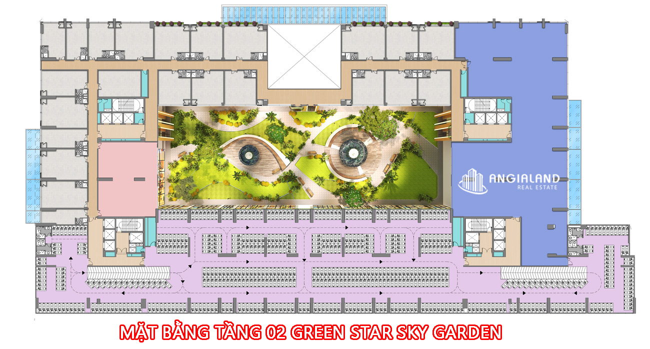 Mặt bằng The Peak Garden Quận 7