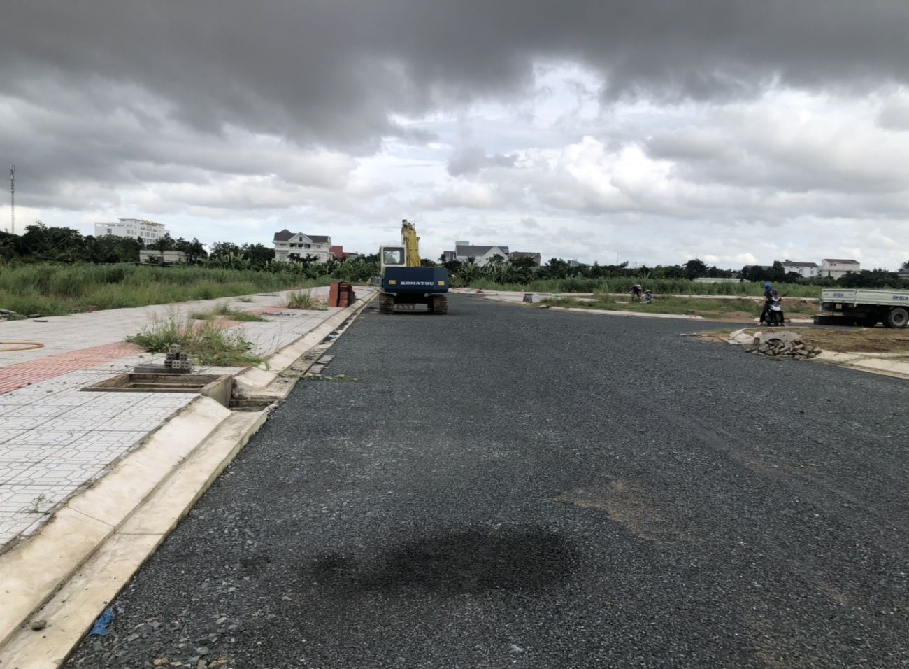 Tiến độ xây dựng Cồn Khương Diamond City tháng 10/2021