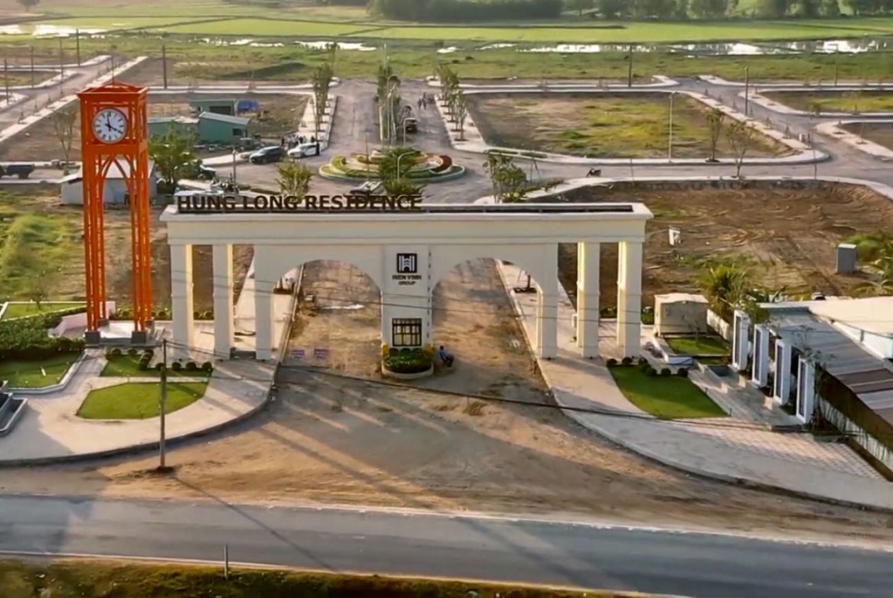 Tiến độ xây dựng khu dân cư Hưng Long Residence Long An