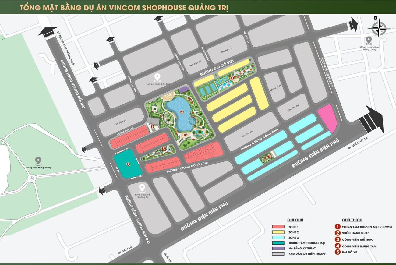 Tiềm năng Vincom shophouse Quảng Trị