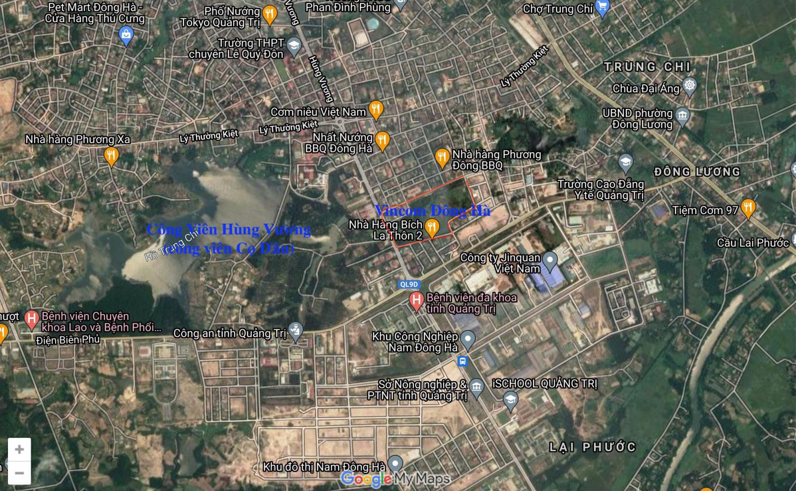 Vị trí chiến lược và đắc địa tại nhà phố Vincom Đông Hà Quảng Trị