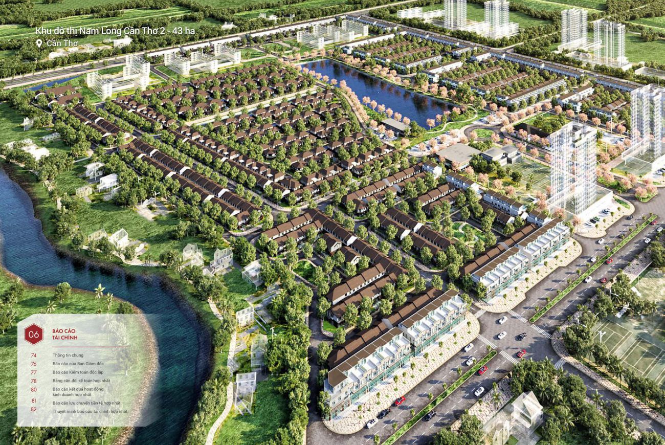 Quy mô và thông tin chi tiết về Nam Long Central Lake Cần Thơ