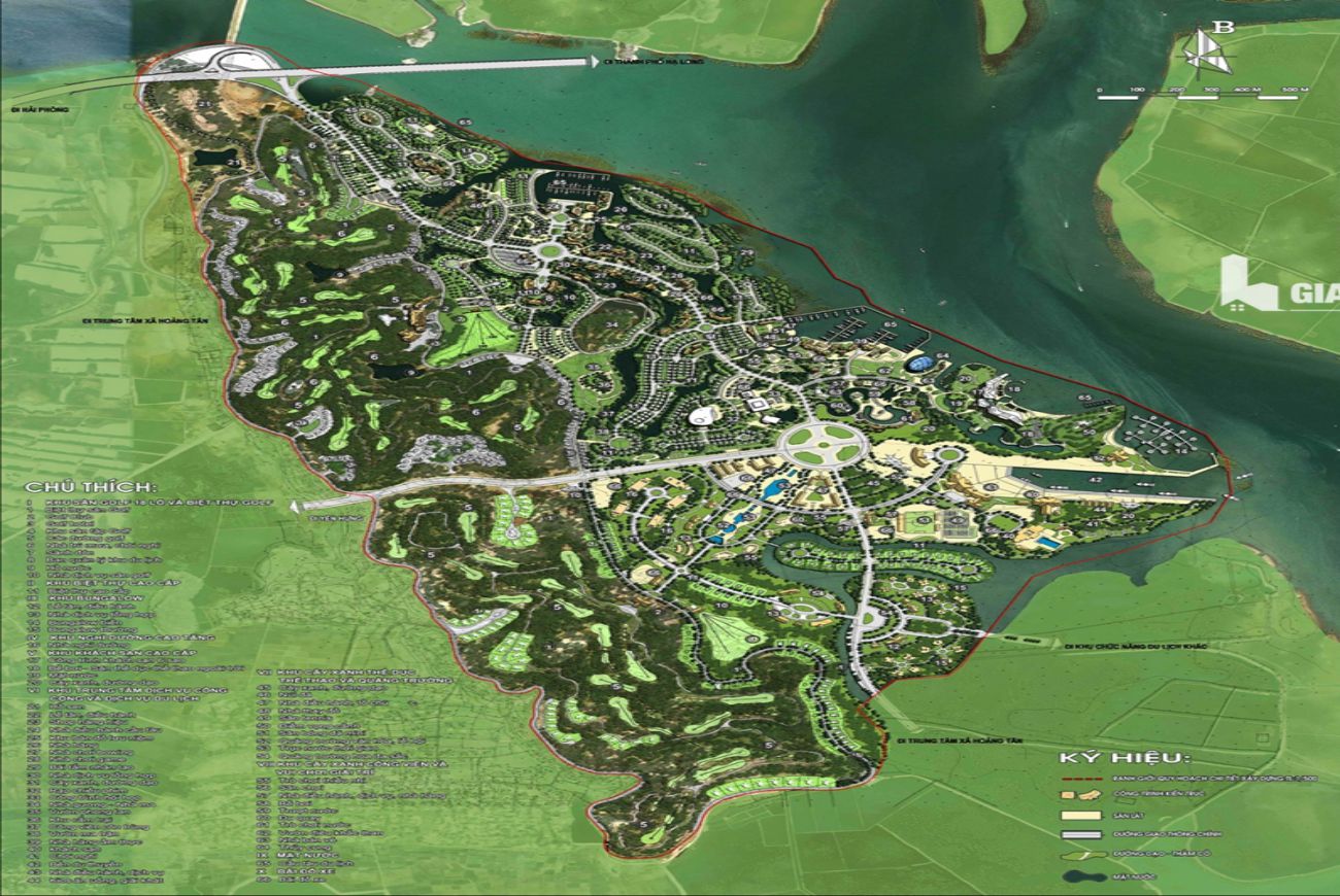 Mặt bằng phân lô của Vinhomes Hạ Long Xanh shophouse Quảng Ninh