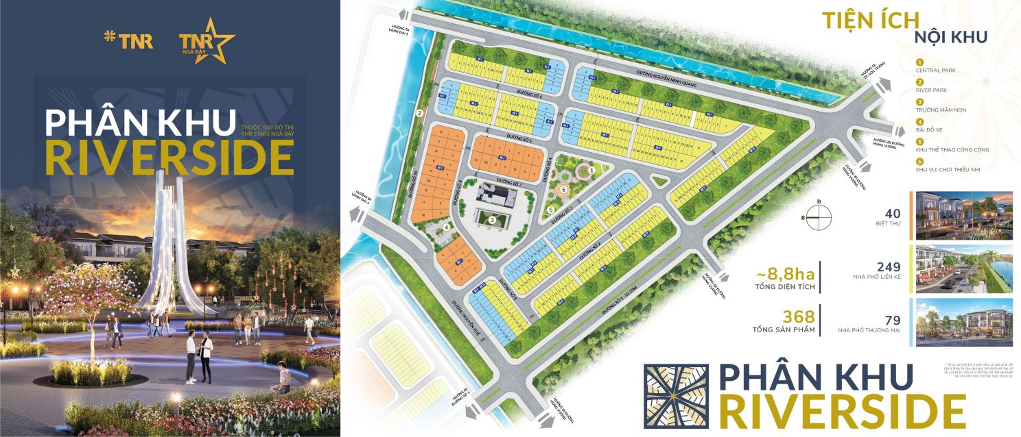 Giới thiệu lượt xem về dự án nhà phố TNR Stars Ngã 7