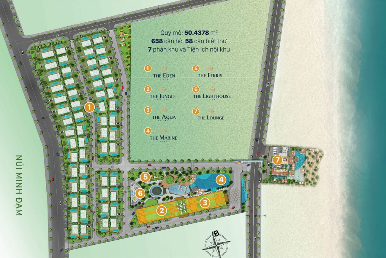 Mặt bằng Cross Long Hải