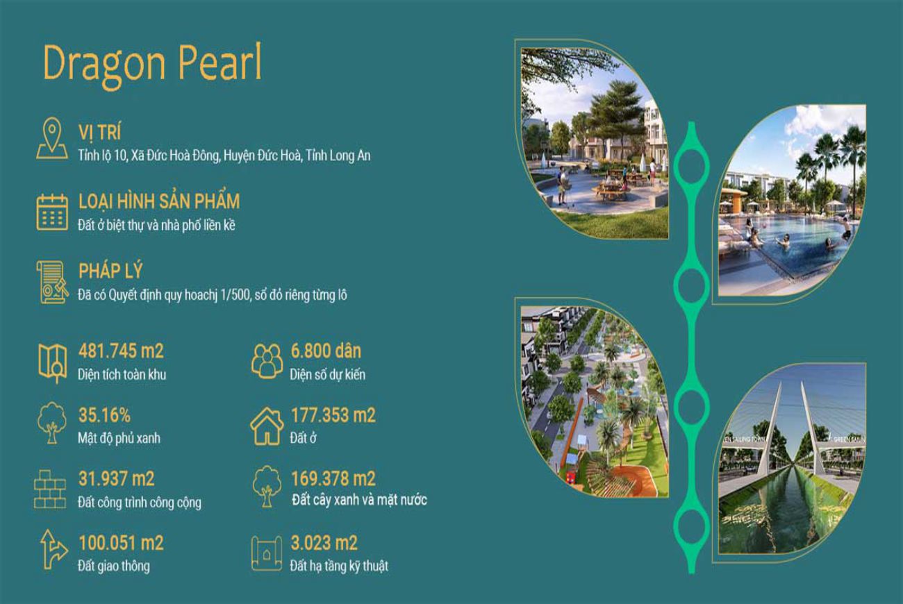 Quy mô và thông tin chi tiết về Dragon Pearl Đức Hòa Long An