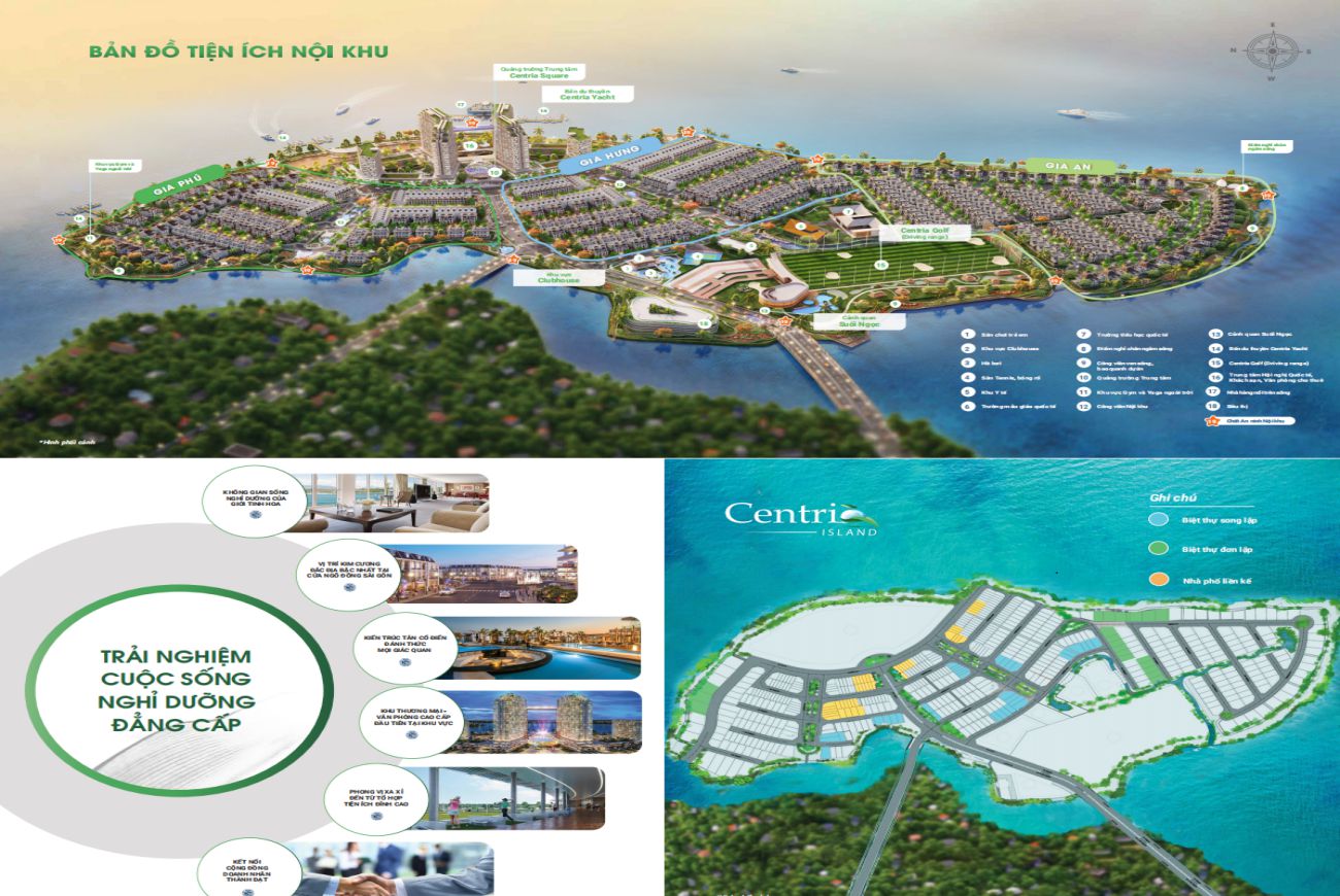 Mặt bằng Centria Island Đồng Nai