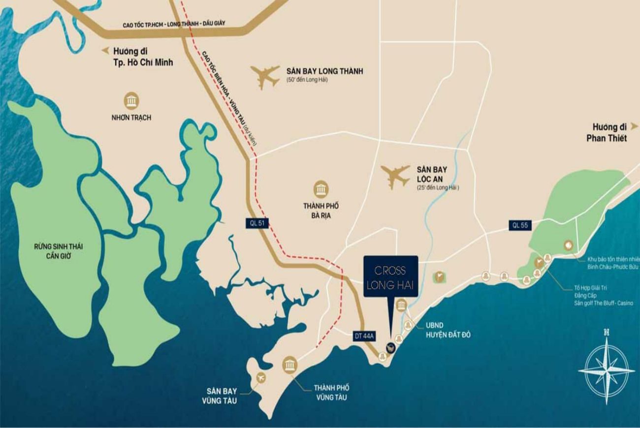 Vị trí Cross Long Hải