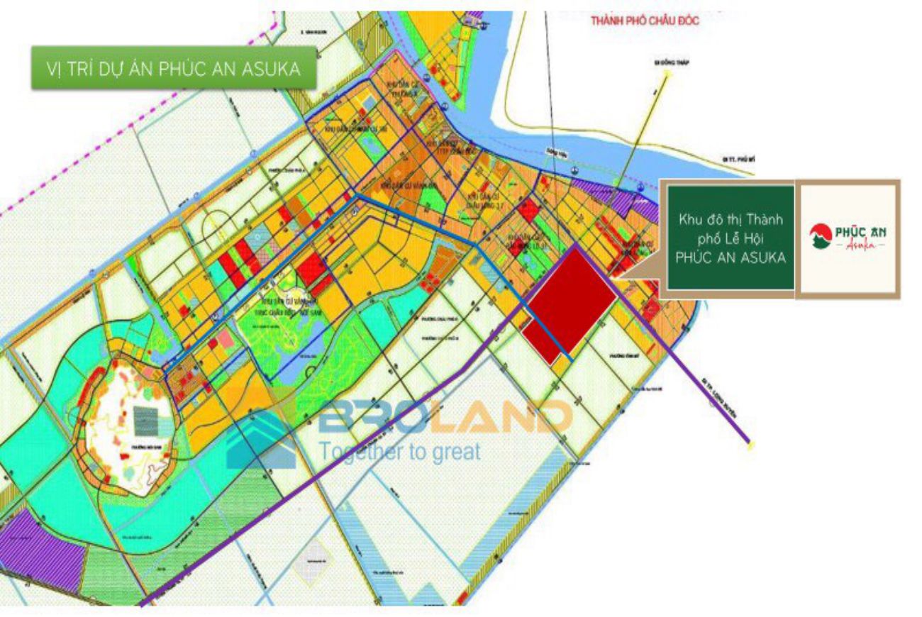 Vị trí dự án Phúc An Asuka