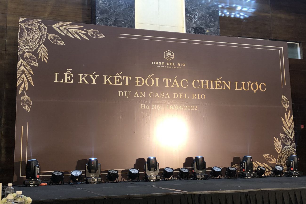 Lễ Ký Kết Đối Tác Chiến Lượt Dự Án Casa Del Rio Hòa Bình