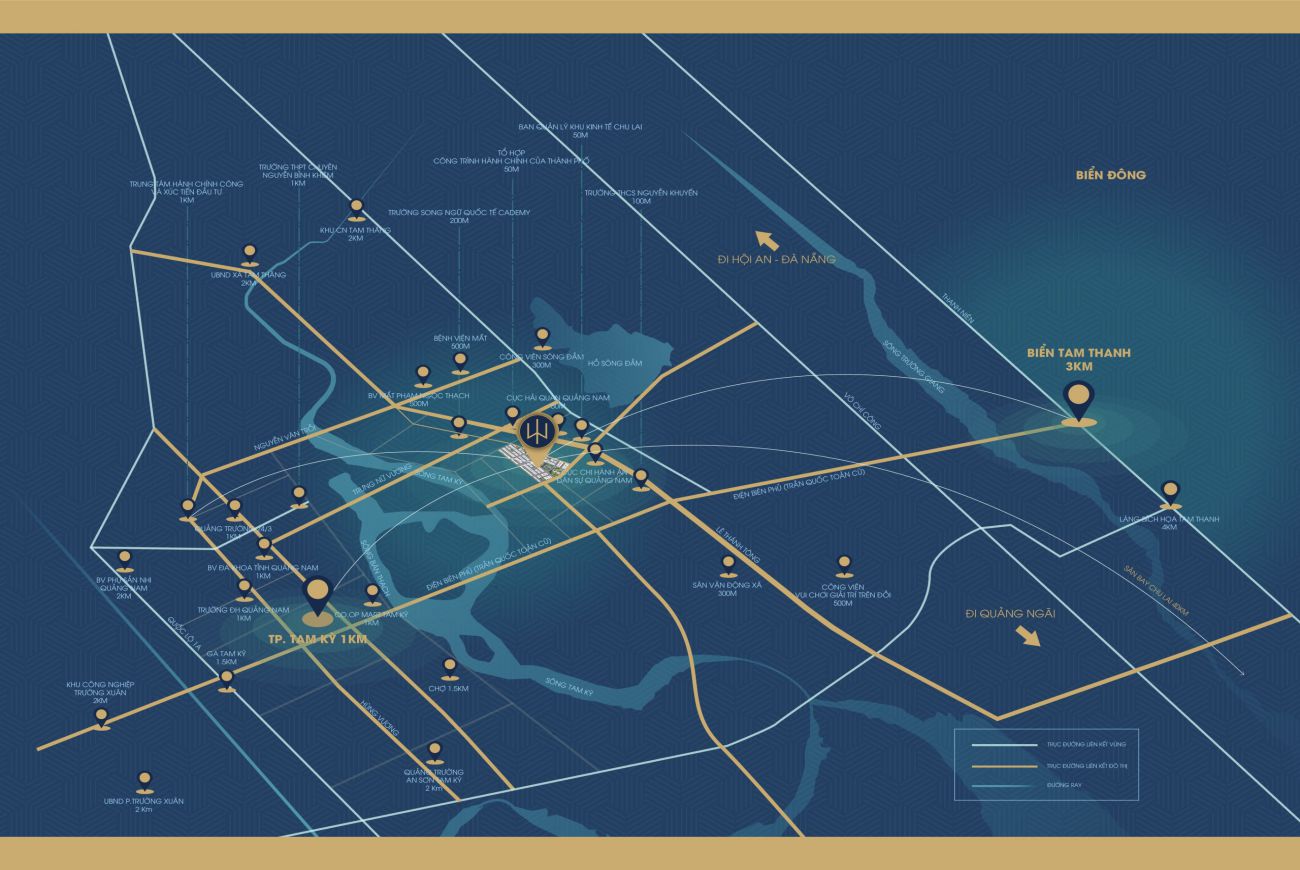 Vị trí dự án The Trident City