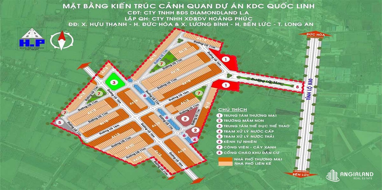 Mặt bằng The Diamond City Long An