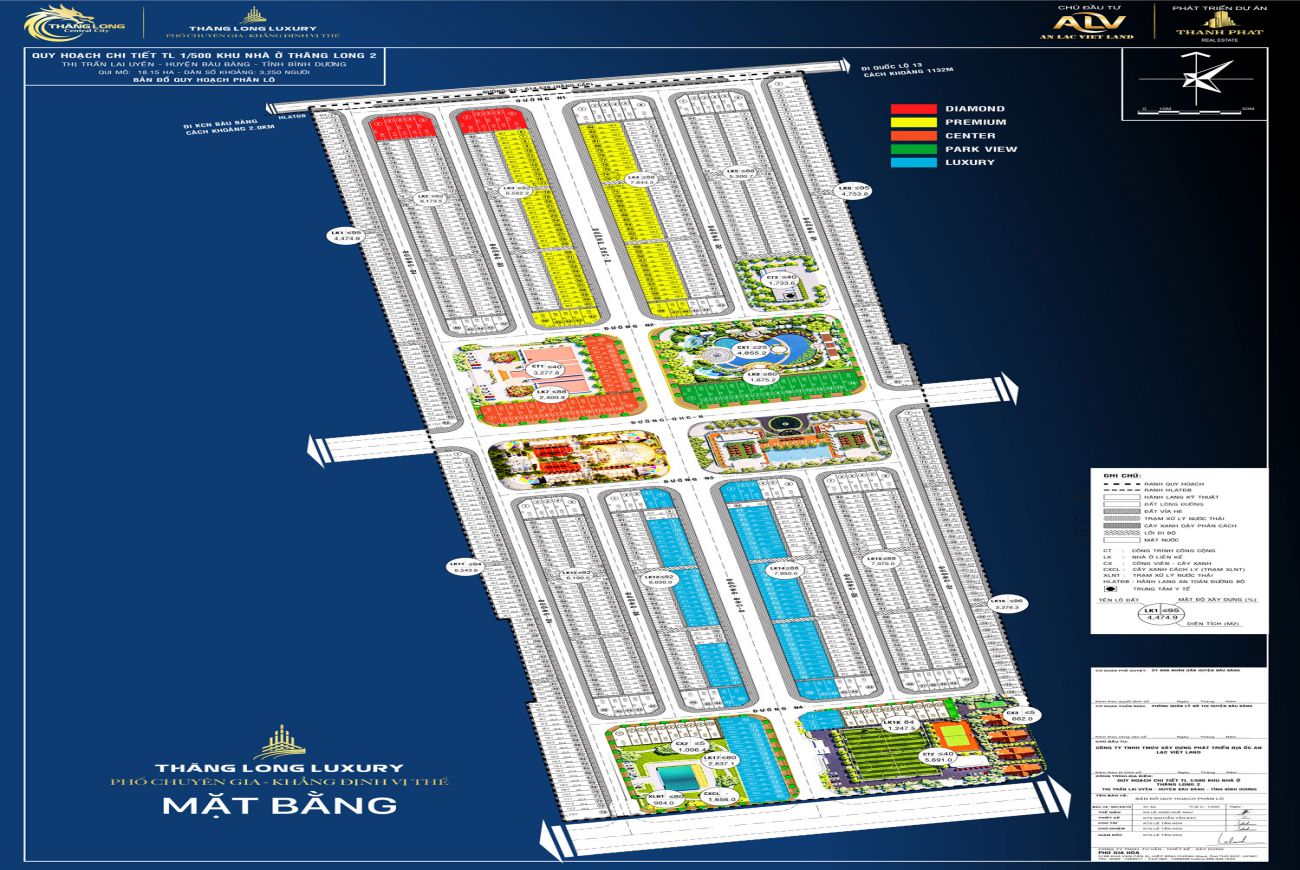 Mặt bằng Thăng Long Luxury