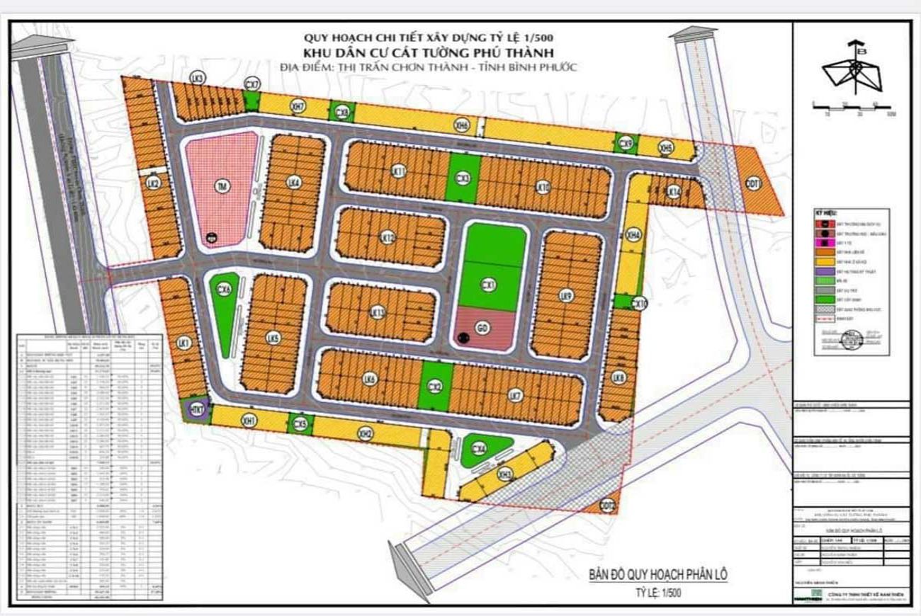 Mặt bằng Cát Tường Phú Thành