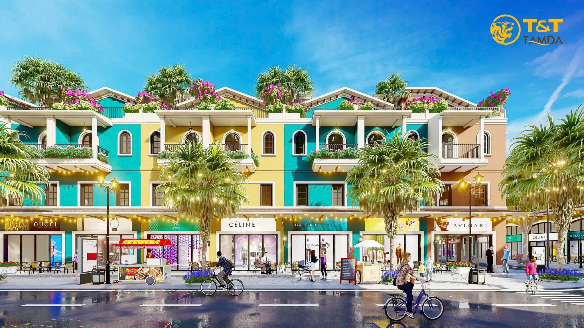 Thiết kế nhà phố T&T Tam Đa Vĩnh Long