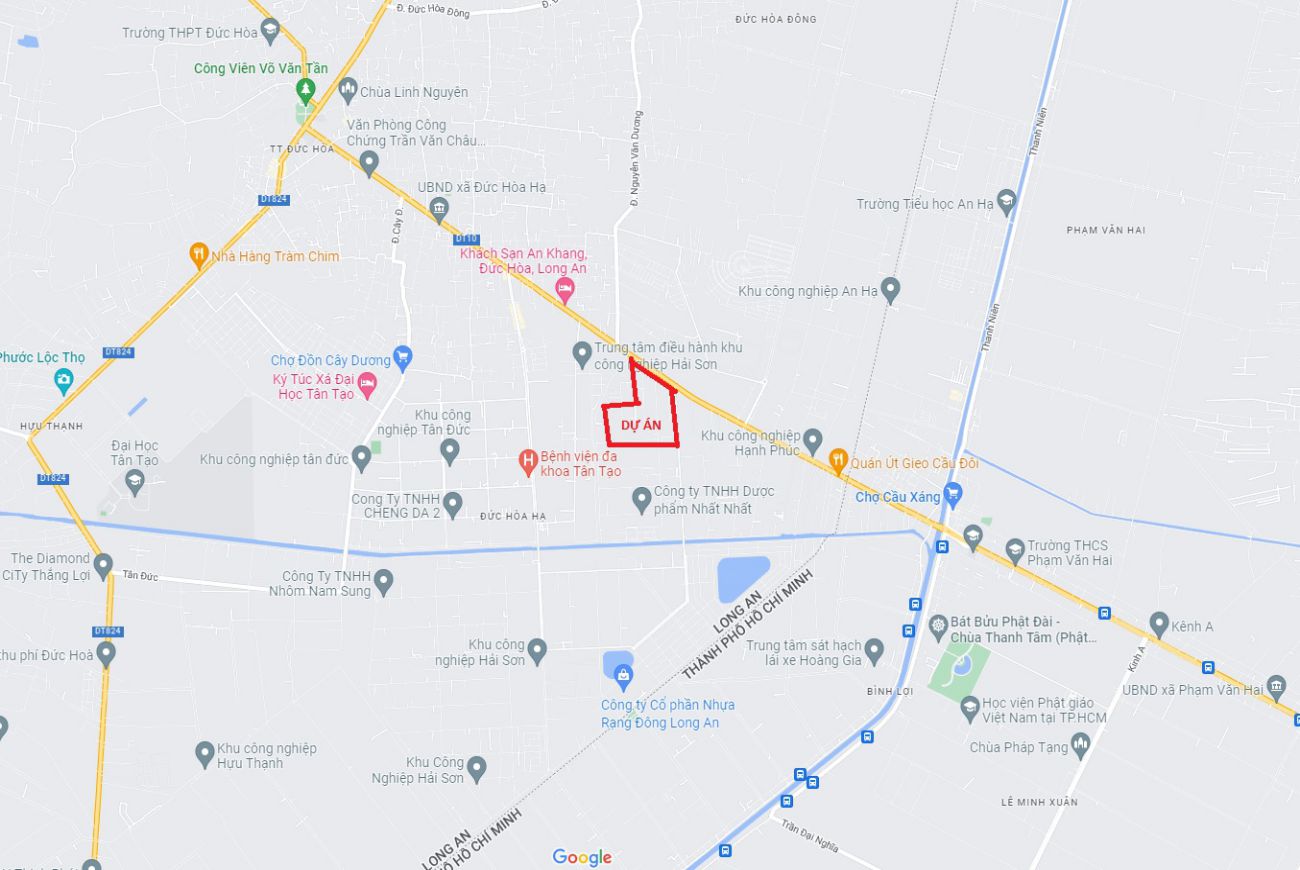 Vị trí chiến lược The Win City Long An