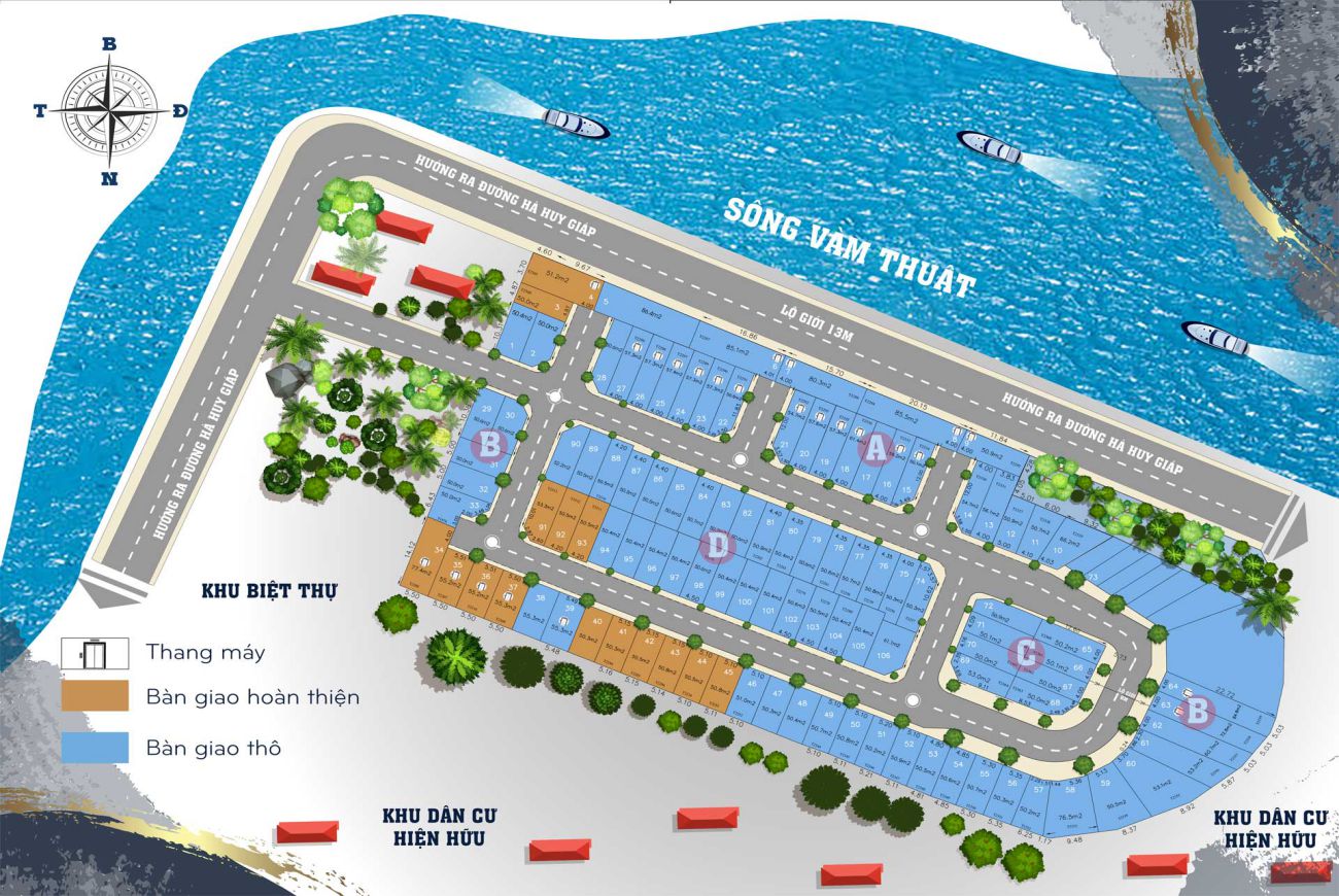 Mặt bằng The Sol Residence