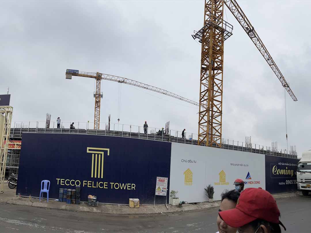Tiến độ xây dựng khu dân cư Tecco Felice Tower