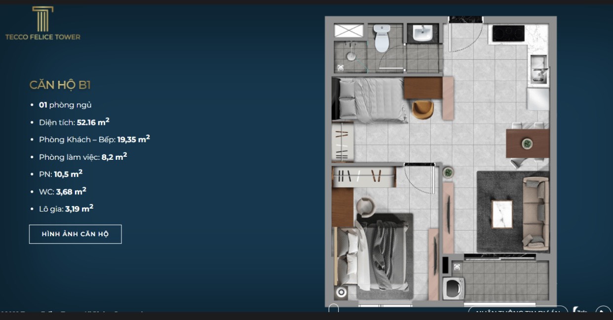 Thiết kế Tecco Felice Tower