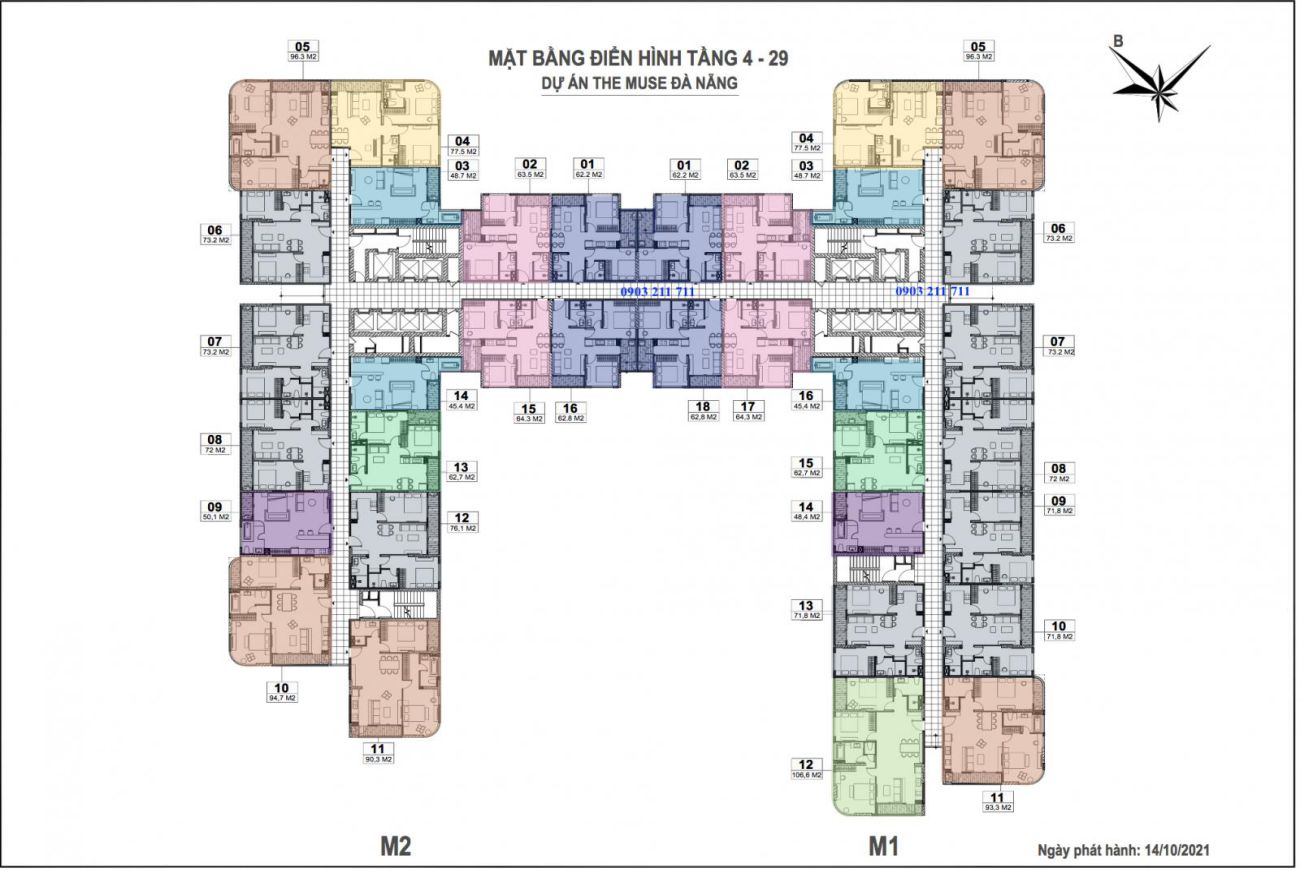Mặt bằng The Muse Đà Nẵng