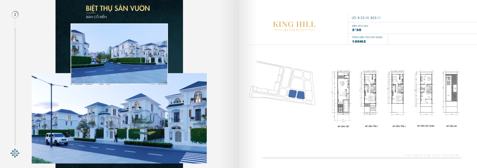 Thiết kế  Dự án Khu dân cư King Hill Residences