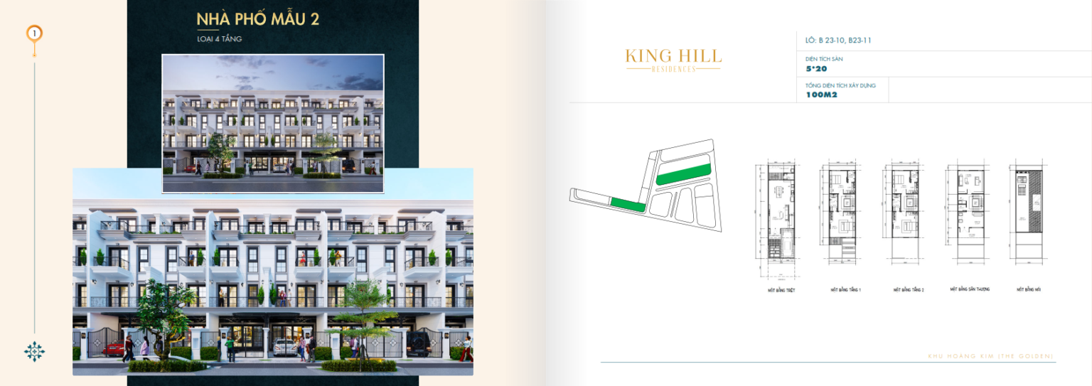 Thiết kế  Dự án Khu dân cư King Hill Residences