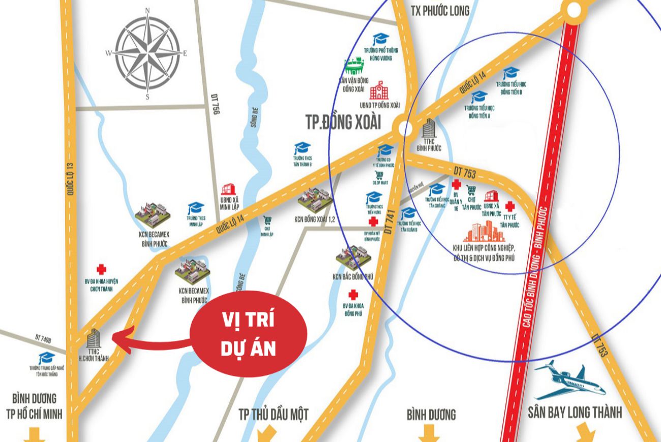 Vị trí chiến lược Cát Tường Park House