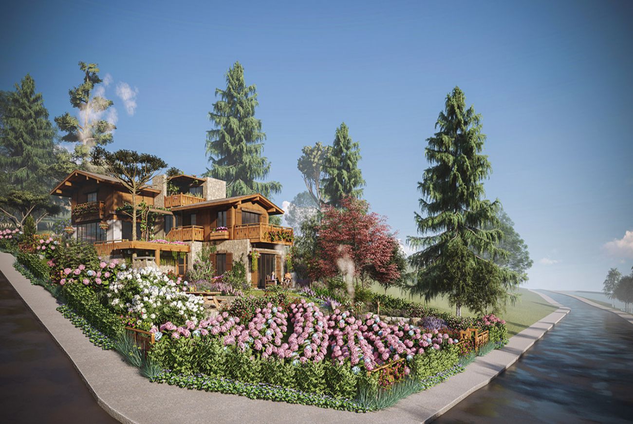 Thiết kế  Dự án Khu dân cư Green Villas Bảo Lộc