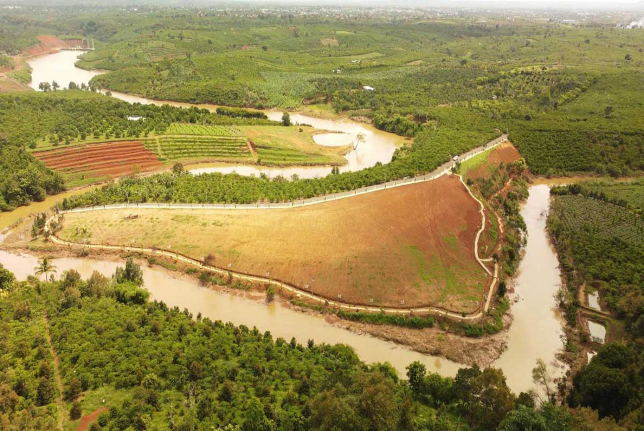 Tiến độ xây dựng khu dân cư Bảo Lộc Riverside Villa