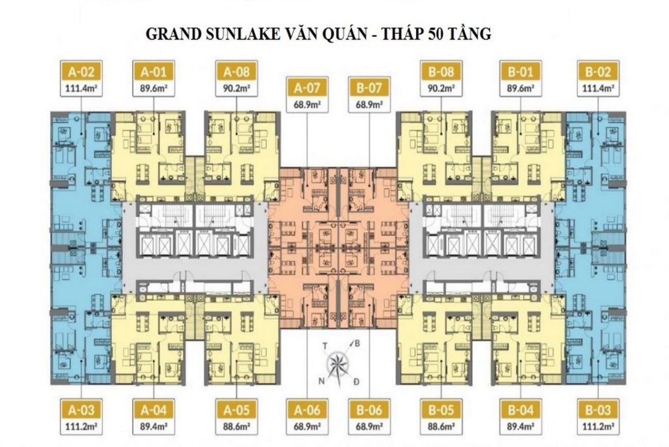 Mặt bằng Grand SunLake