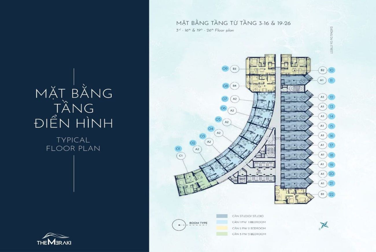 Mặt bằng The Meraki Vũng Tàu