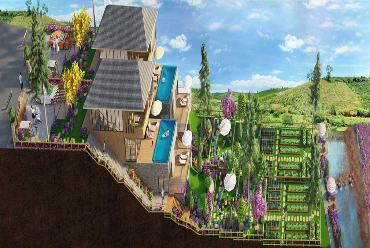 Thiết kế  Dự án Khu dân cư Green Villas Bảo Lộc