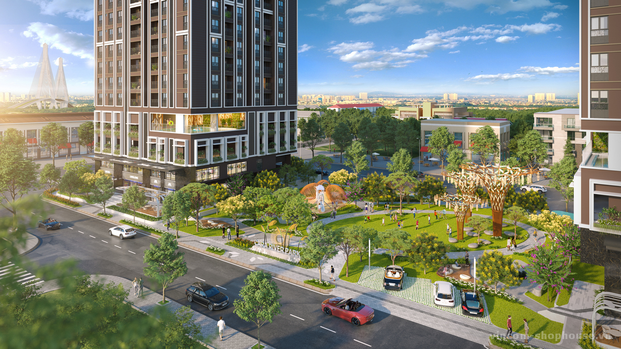 Phối cảnh Cara River Park Cần Thơ